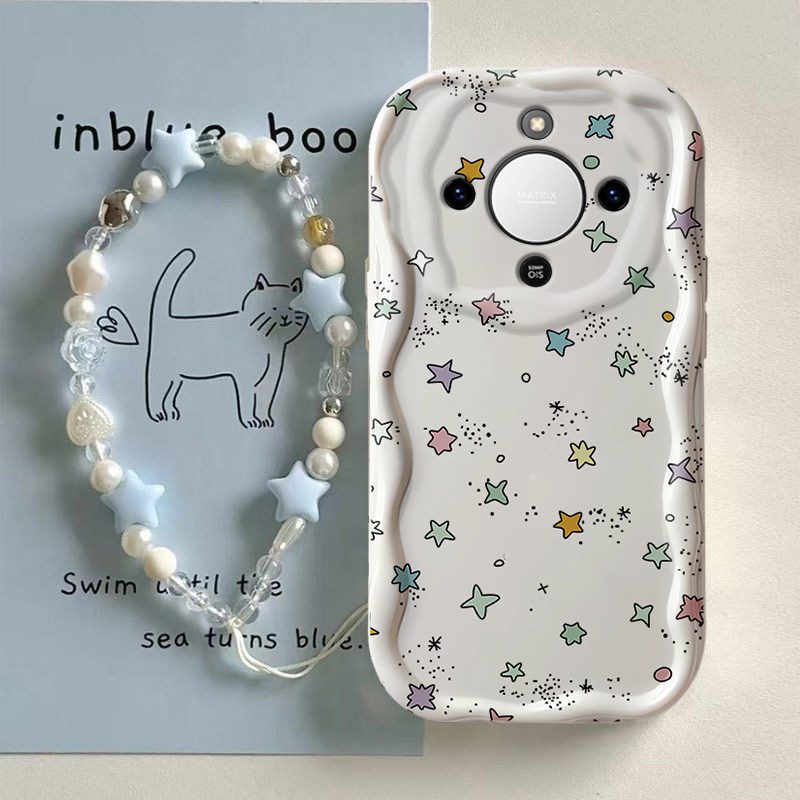 适用泼墨星星荣耀X70i手机壳X60pro爆款x50i+硅胶x40GT轻奢风x30少女心x20se保护套x10防摔honor专用新品全包,3C数码配件,手机保护套/壳,淘宝优惠券,粉丝福利购,淘宝优惠卷