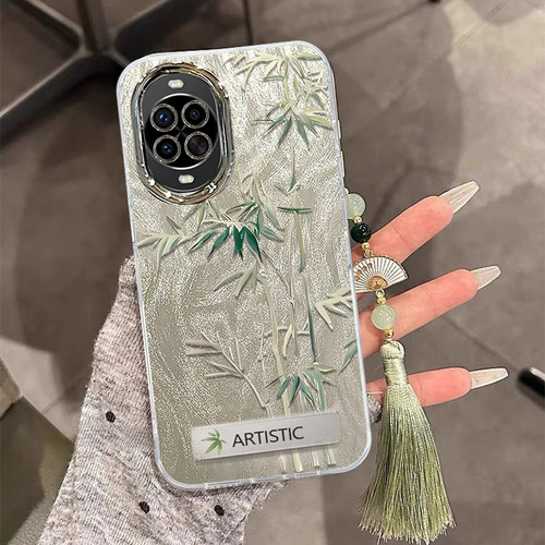 适用华为nova系列玉骨竹手机壳