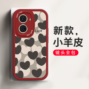 适用于华为nova10SE手机壳时尚可爱全包边软硅胶黑白爱心个性创意nova10Z网红大眼睛镜头全包防摔硅胶保护套