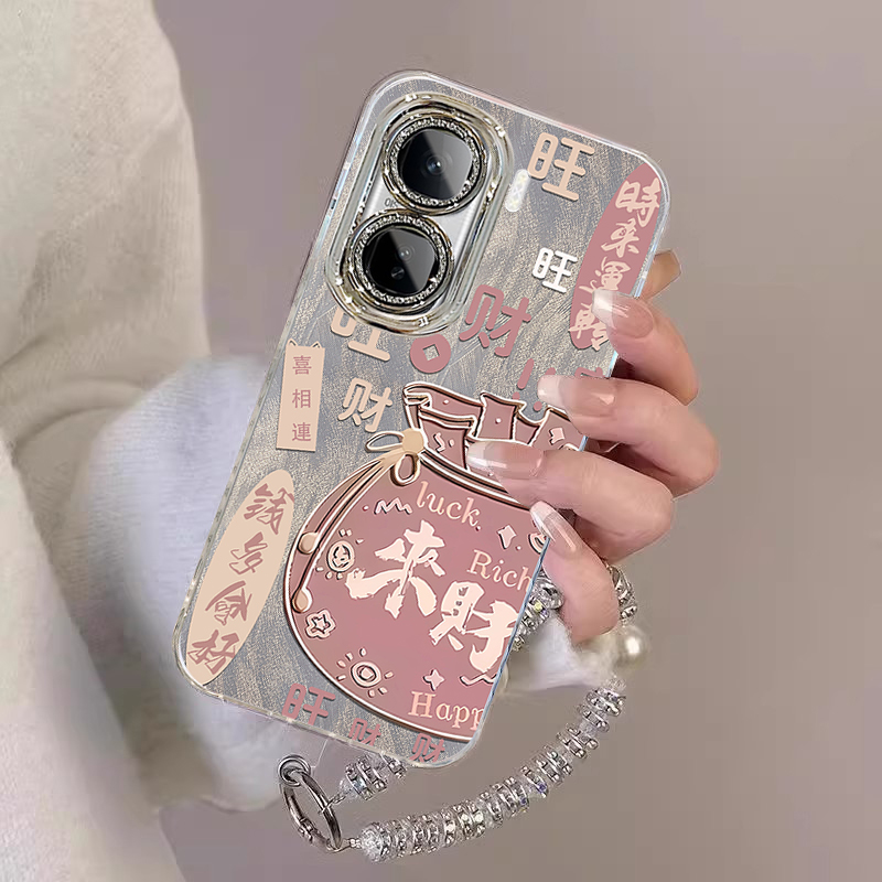 适用IQOONEO系列发财钱袋手机壳