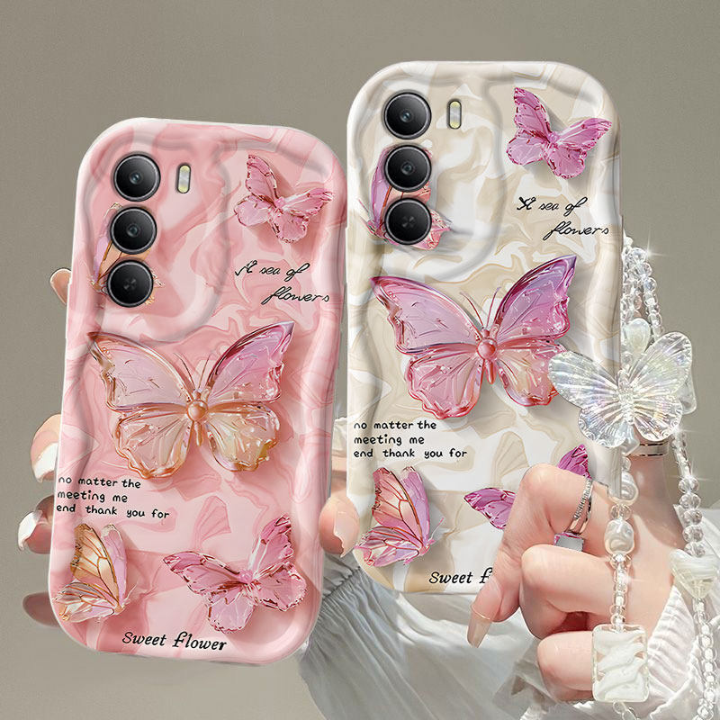 适用英文蝴蝶realmeV70手机壳真我V50硅胶V30轻奢风V20全包V11S防摔V5保护套V60PRO新款13少女超火ins风奢华,3C数码配件,手机保护套/壳,淘宝优惠券,粉丝福利购,淘宝优惠卷