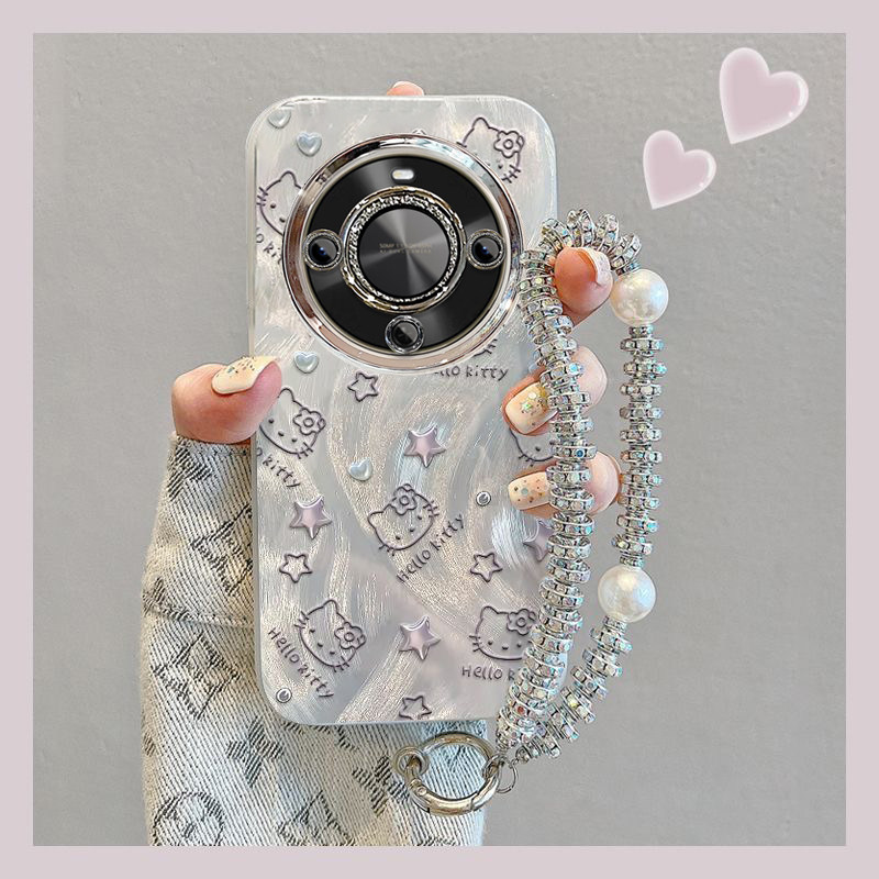 适用麦芒系列爱心KT猫手机壳