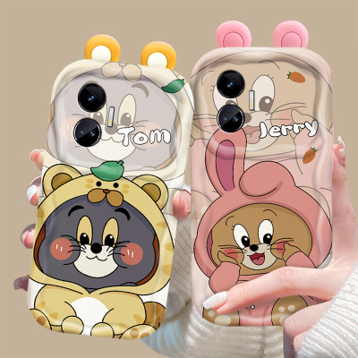 真我GT系列可爱猫和老鼠手机壳