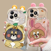 适用荣耀x50i x40i挂绳50GT卡通x30i网红潮流x10防摔x20se保护套 可爱猫和老鼠女款 手机壳新款 荣耀x40gt竞速版