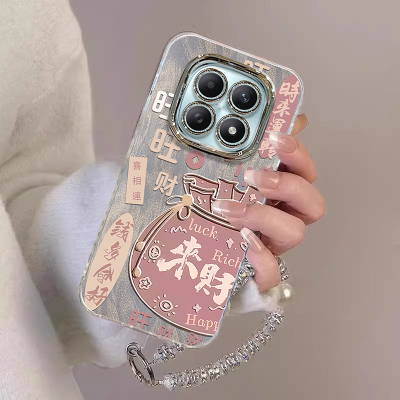 适用红米note系列发财钱袋手机壳