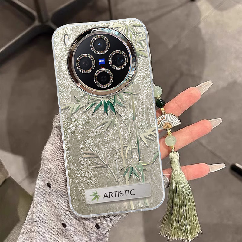 适用VIVOX系列玉骨竹手机壳