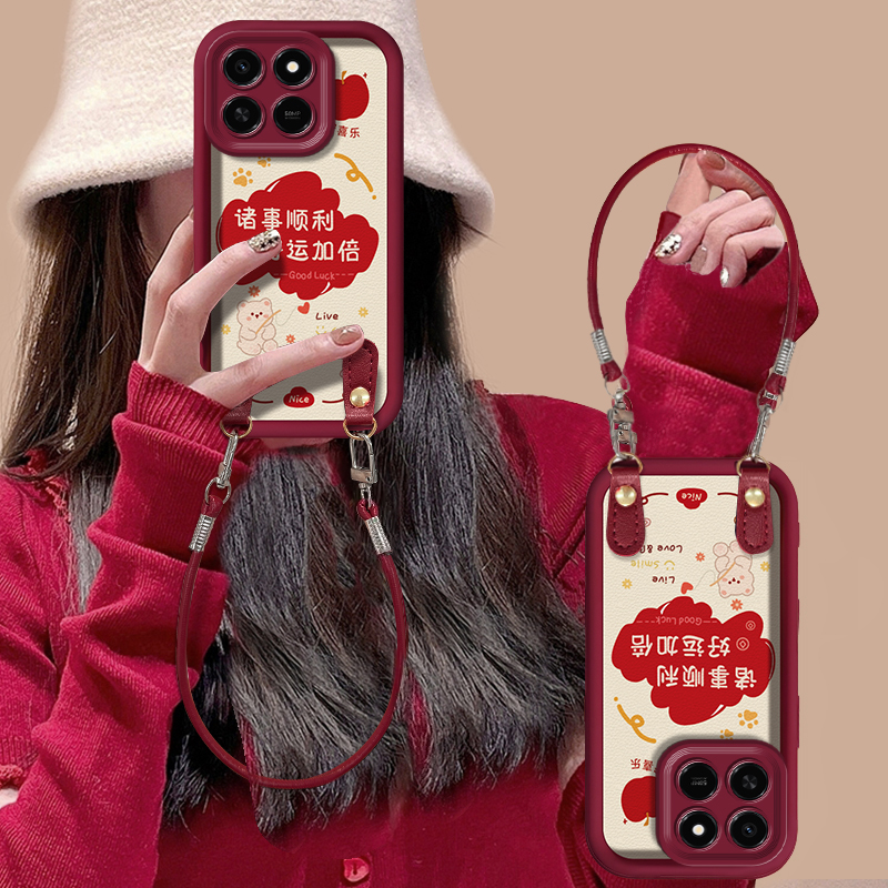 适用荣耀play系列诸事顺利手机壳