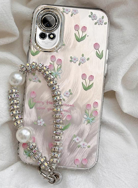 适用羽纱郁金香华为nova13pro手机壳12Ultra新款11se硅胶10全包9自带8挂绳7女6防5摔保护套夏日高级感活力版