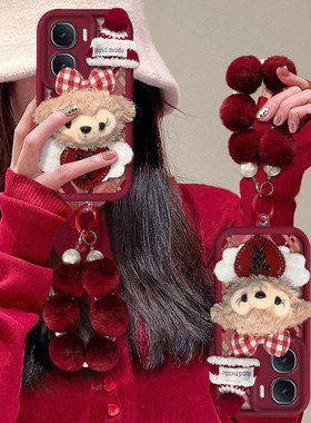 适用雪莉玫IQOONEO10手机壳neo9spro+高级感毛绒氛围全包8秋冬7竞速版带挂绳6se活力版3新款女防摔保护套外壳