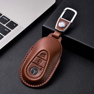 2024款奔驰EQE350钥匙套EQESUV350真皮500专用遥控保护扣包壳高档