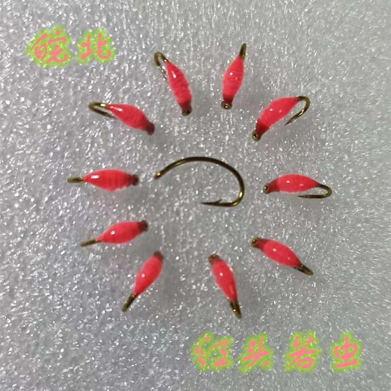 进口高碳钢细条飞蝇钩微物套装蚂蚁路亚马口 白条 翘嘴 溪哥 桃花