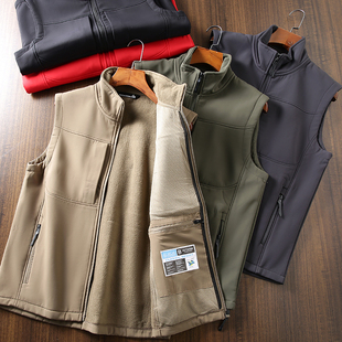 多功能防风防水加绒马甲背心 秋冬男士 神品 专业级户外复合软壳