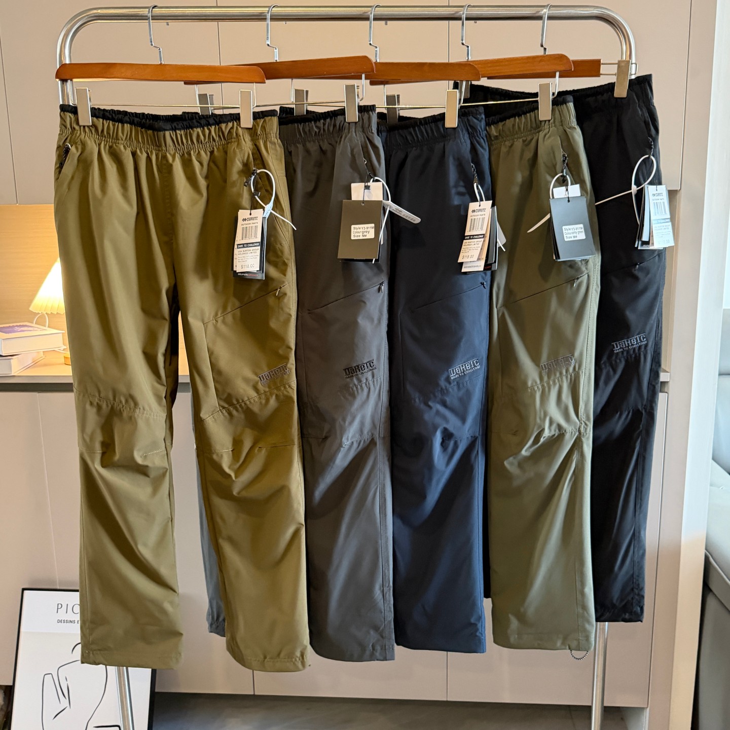 户外加绒加厚！防风防泼水！秋冬男保暖锁温机能直筒冲锋裤休闲裤