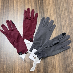 美利诺羊毛 外贸精纺透气男女户外登山徒步运动骑行可触屏手套潮
