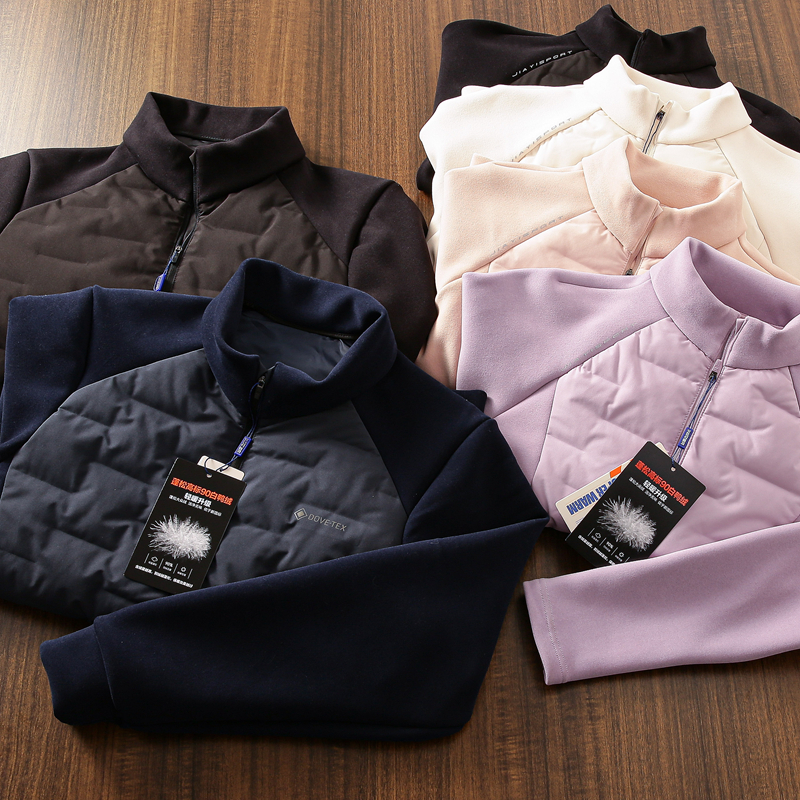 拼接插肩！90鸭绒！男女款保暖立领百搭纯色运动休闲羽绒服外套潮