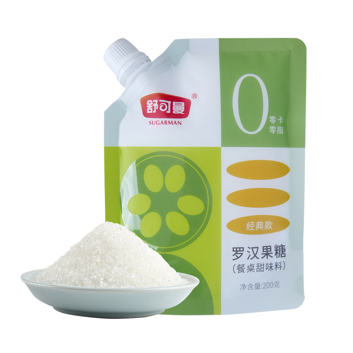 舒可曼罗汉果糖200g天然赤藓