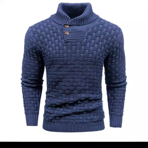 Men's casual sweater, knitted pullover, fashionable sweater