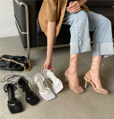 2023 Cross Strap Women's High Heel Sandals 高跟凉鞋
