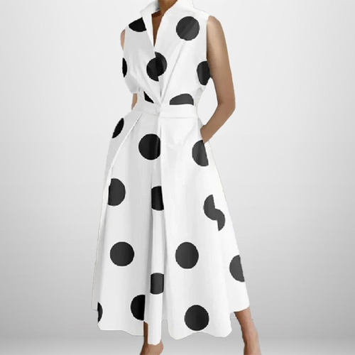 2025 Fashion V-neck Large Swing Dress