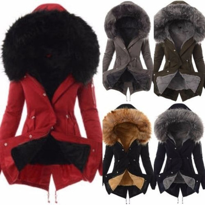 2024 Cotton Coat Hooded Slim Fit and Warm Zipper Coat