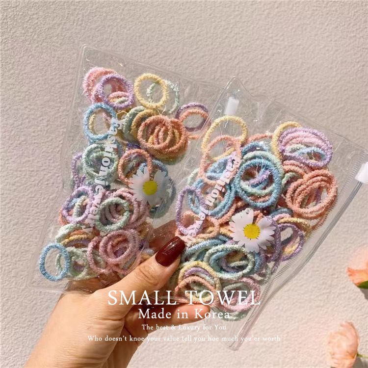 韩国进口马卡龙小皮筋