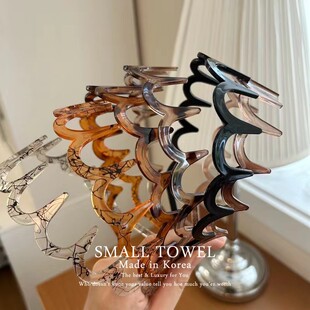 韩国东大门进口网红nyu百搭高颅顶蓬松发箍防滑头箍发卡洗脸头饰