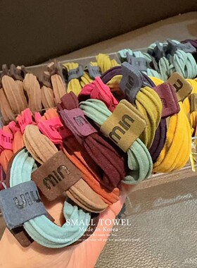 韩国进口加粗高弹力min毛巾发圈马尾皮筋丸子头发绳耐用百搭头饰