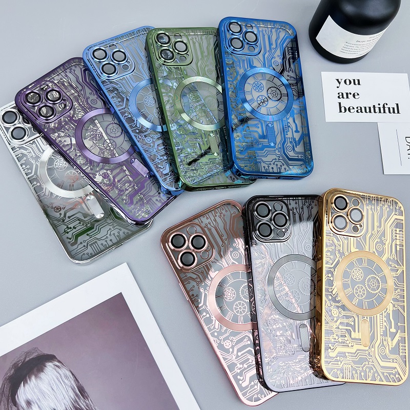 苹果14Proma手机壳13p磁