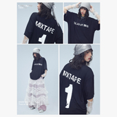 CBXLAB街舞潮牌柔软垂坠感嘻哈夏季 T恤街头酷辣爵士跳舞短袖 上衣