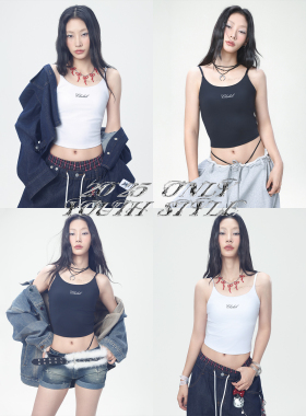 CBXLAB街舞潮牌百搭收副乳带胸垫运动内衣性感辣妹跳舞背心内搭女