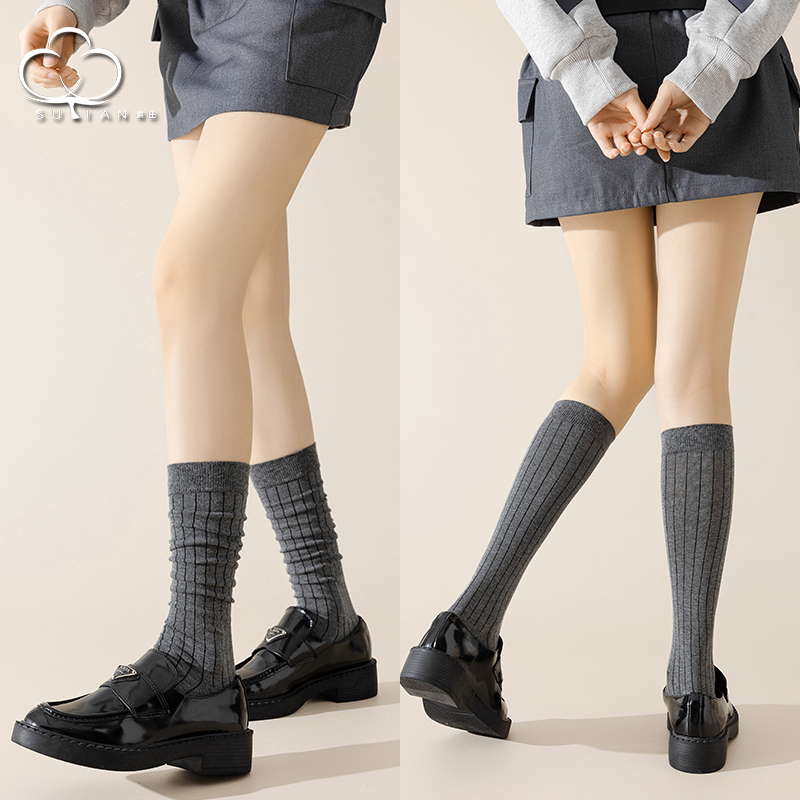 小腿袜女春秋款袜子女长袜