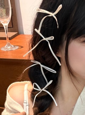 超仙甜美芭蕾蝴蝶结马尾夹