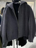 ZA TAORZ2026 Autumn New Men's Wear Chanel-style hooded beaded tweed jacket, Trendy 3286317803 thumbnail 2