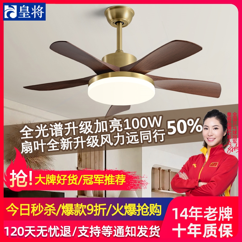 风扇灯客厅餐厅灯风扇一体吊扇灯
