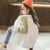 时髦春款 洋气儿童网红潮韩版 春装 女中大童外套2019新款 童装 春秋季