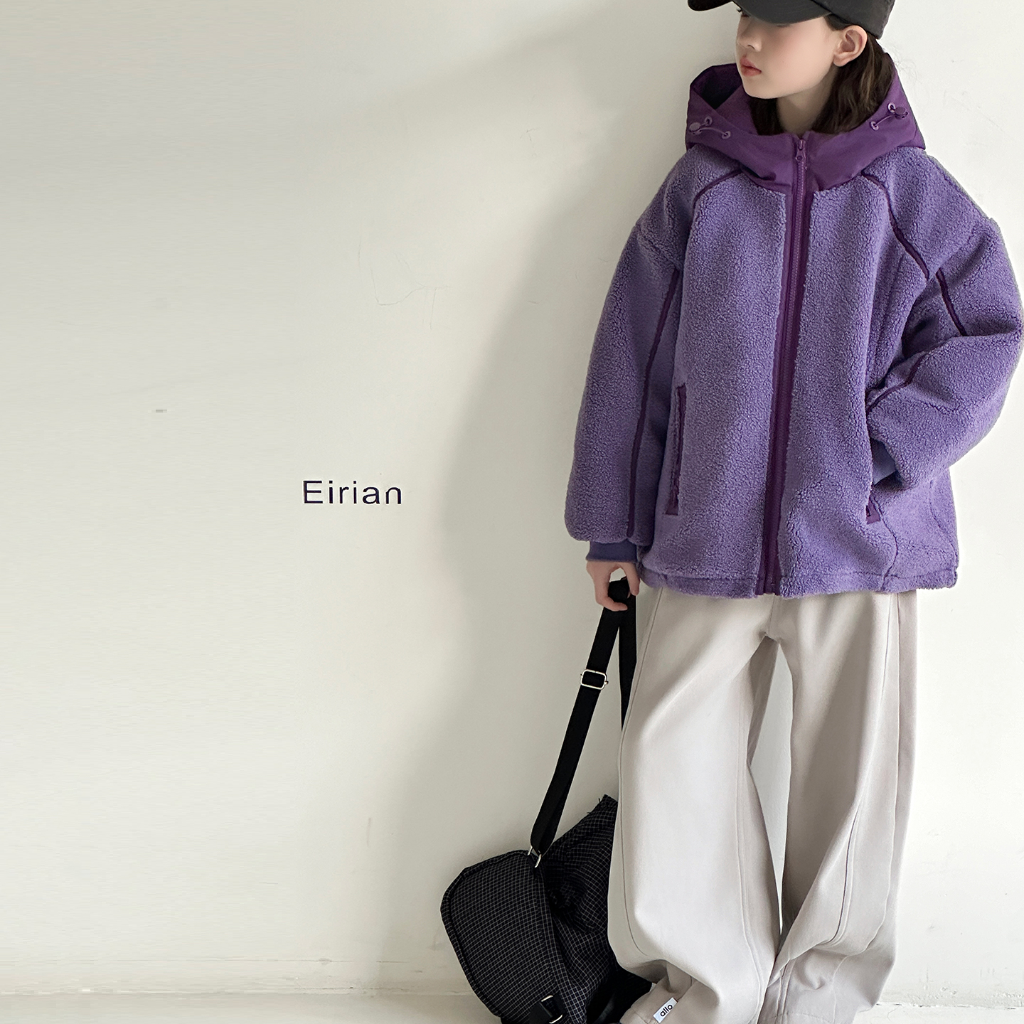 上衣大童冬季加厚毛毛衣棉服