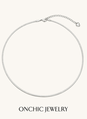 李权哲同款OnchicOR系列蛇骨链女项链轻奢设计感叠戴素链锁骨链