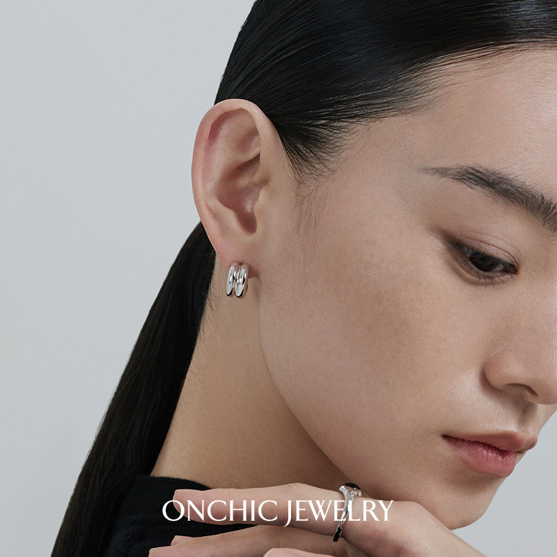 ONCHIC赵露思同款回响耳环设计感图片