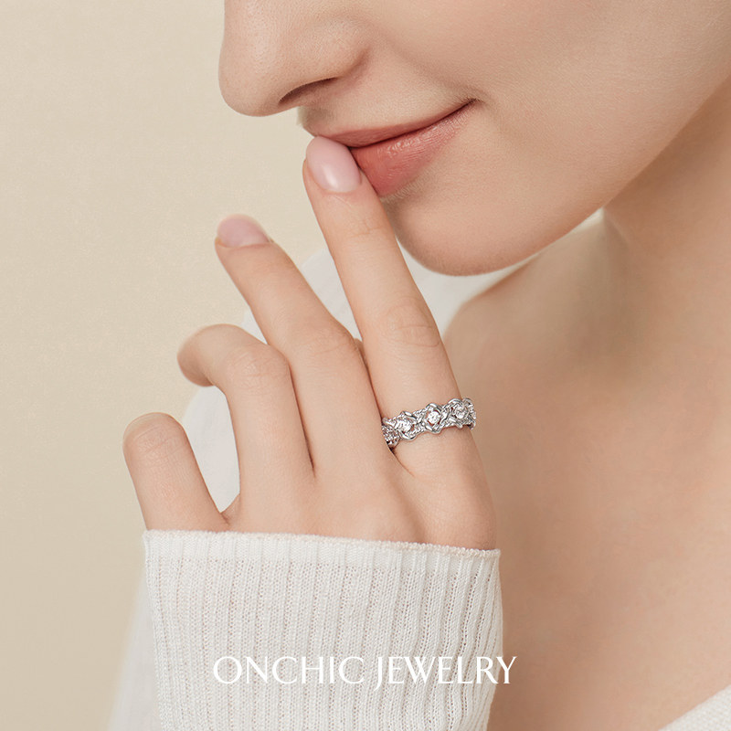 迪丽热巴同款Onchic花影藤蔓戒指女新款轻奢高级感食指戒送礼物,饰品/流行首饰/时尚饰品新,戒指/指环,淘宝优惠券,粉丝福利购,淘宝优惠卷