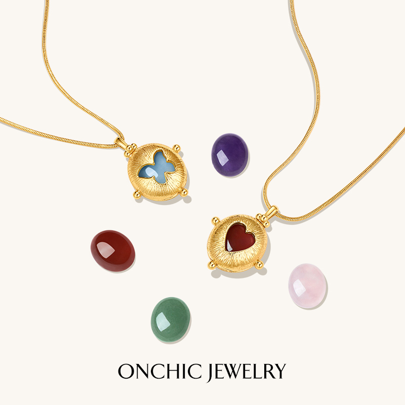Onchic琉光宝盒项链diy定制