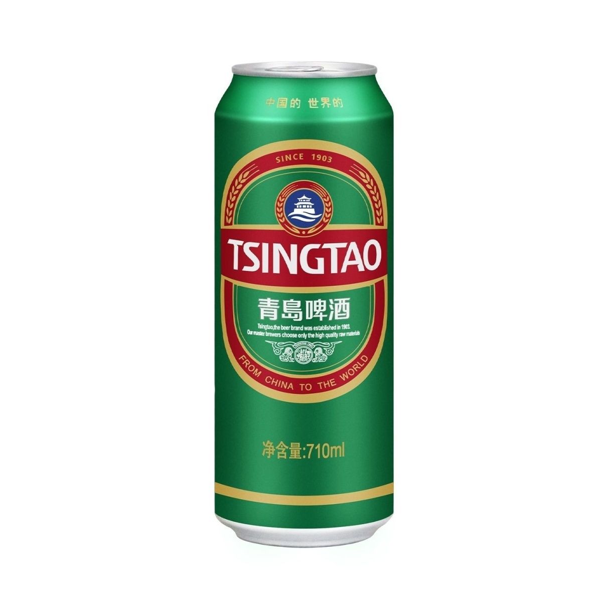 青岛啤酒一厂产710ml*12罐整箱内销美啤大罐青岛发货