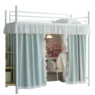 上床下桌遮挡帘强遮光 学生宿舍下铺专用床帘 滑轨隔断隐私桌帘