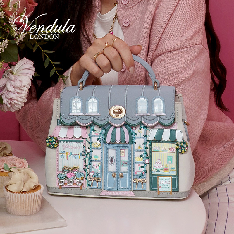 Vendula英国设计师女包鲜花甜品店单肩斜挎包手提小包可爱痛包