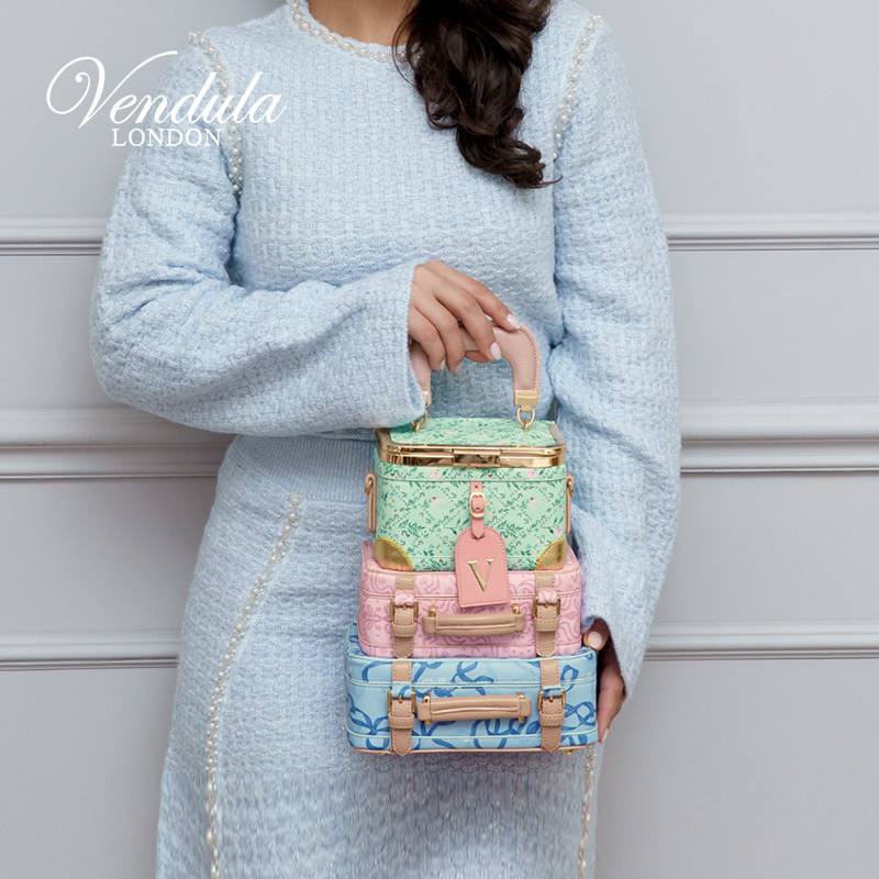 Vendula 英国原创设计师女包大酒店系列行李箱异形单肩斜挎手提包