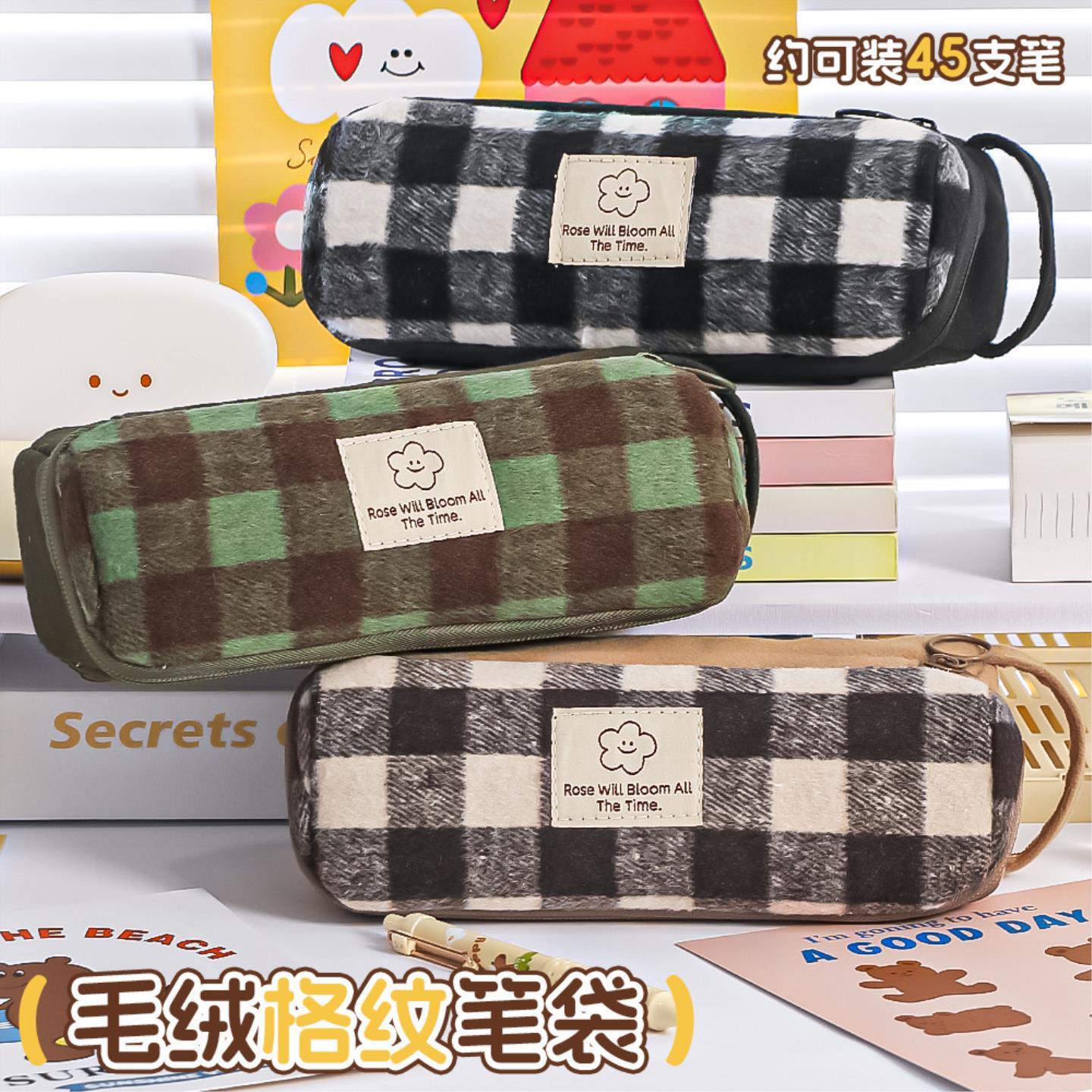 三年二班大容量学院风笔袋小众女