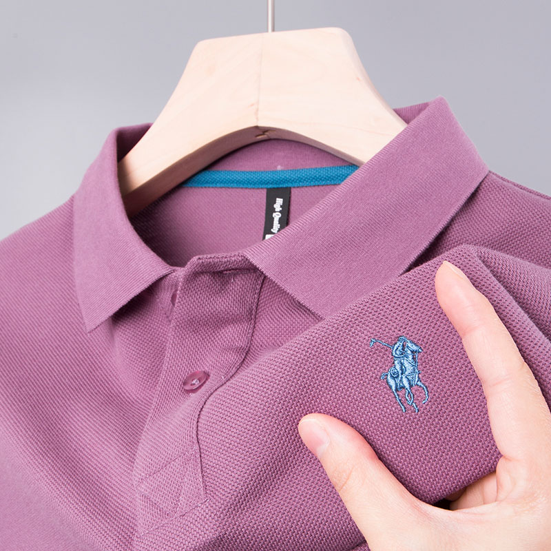 中年爸爸纯棉短袖T恤商务休闲