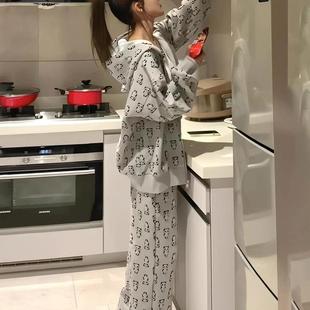 胖mm300斤休闲运动阔腿裤 大码 女秋季 卫衣外套套装 两件套 连帽开衫