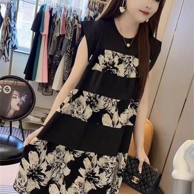 大码网红连衣裙女夏胖mm300斤