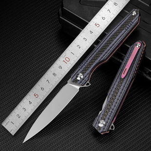 m390粉末钢折叠刀高硬度锋利钛合金小刀随身户外水果刀具防身折刀