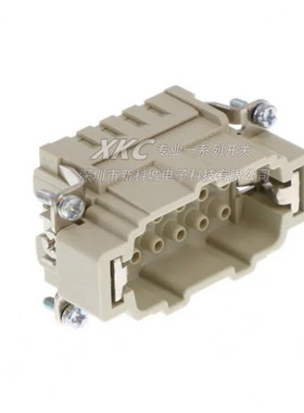 进口重载连接器哈丁HARTING 09330102602 10芯公插针模块航空插头